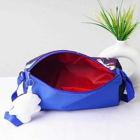 Personalised Space Printed Kids Triangle  Duffle Bag